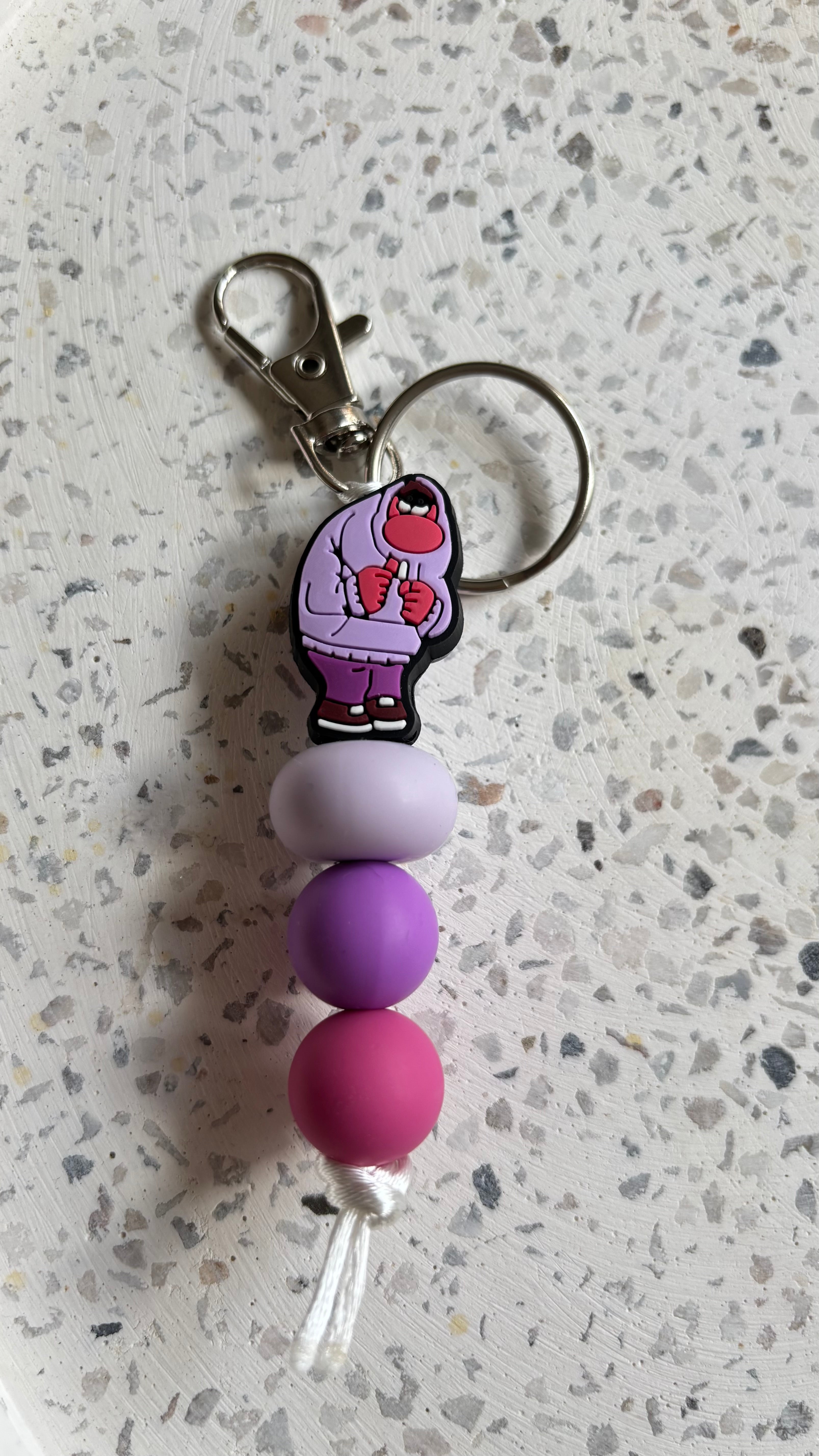 Inside out keychain