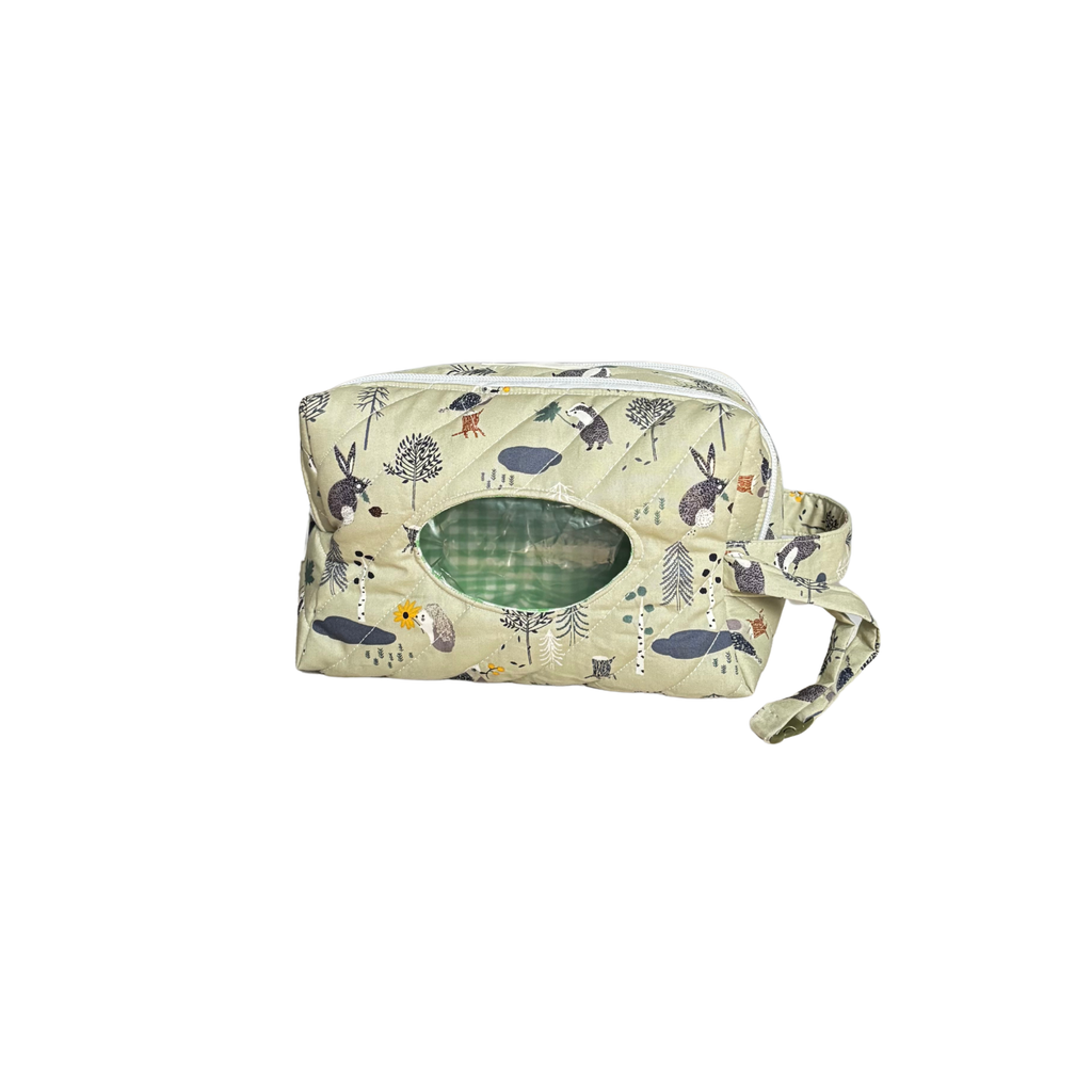 Green Forest Nappy/Baby wipe bag