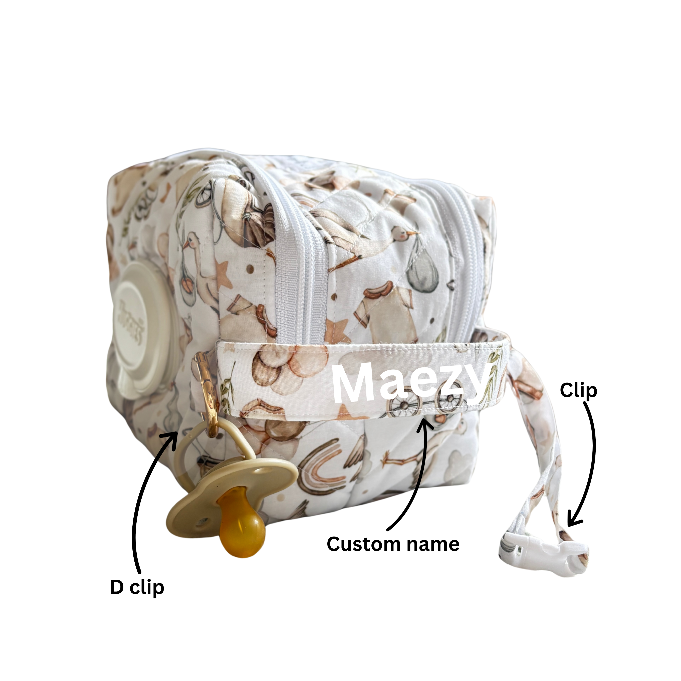 Busy bee Nappy/Baby wipe bag