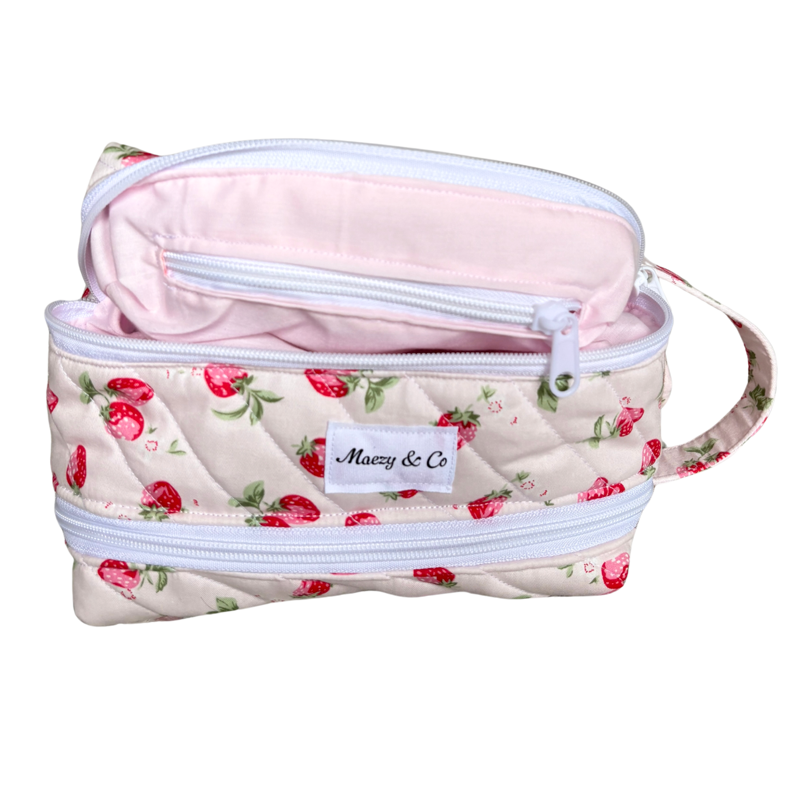 Strawberry shortcake Nappy/Baby wipe bag