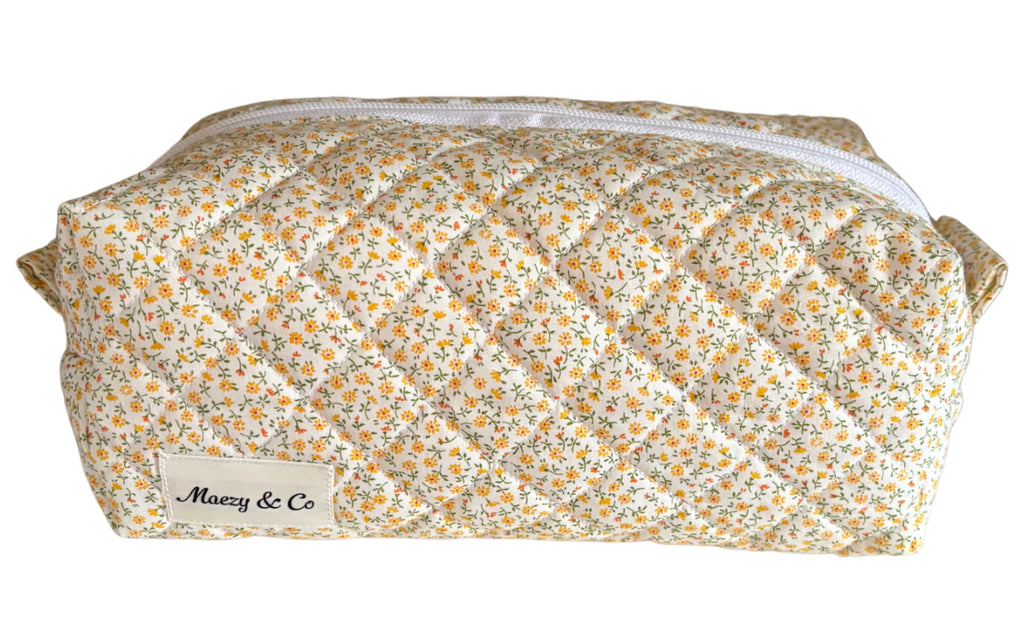 Daisy makeup bag large