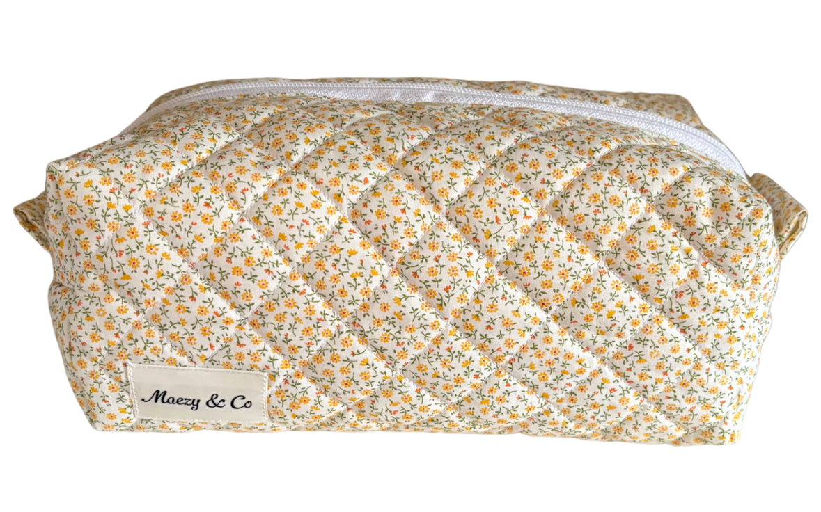 Daisy makeup bag large