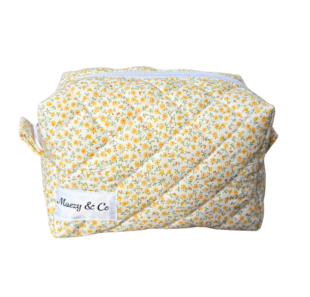 Daisy makeup bag small