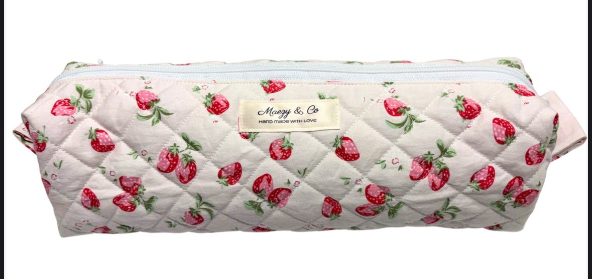 Pink Strawberry Shortcake Hair tool bag