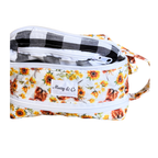 Highland cow Nappy/Baby wipe bag