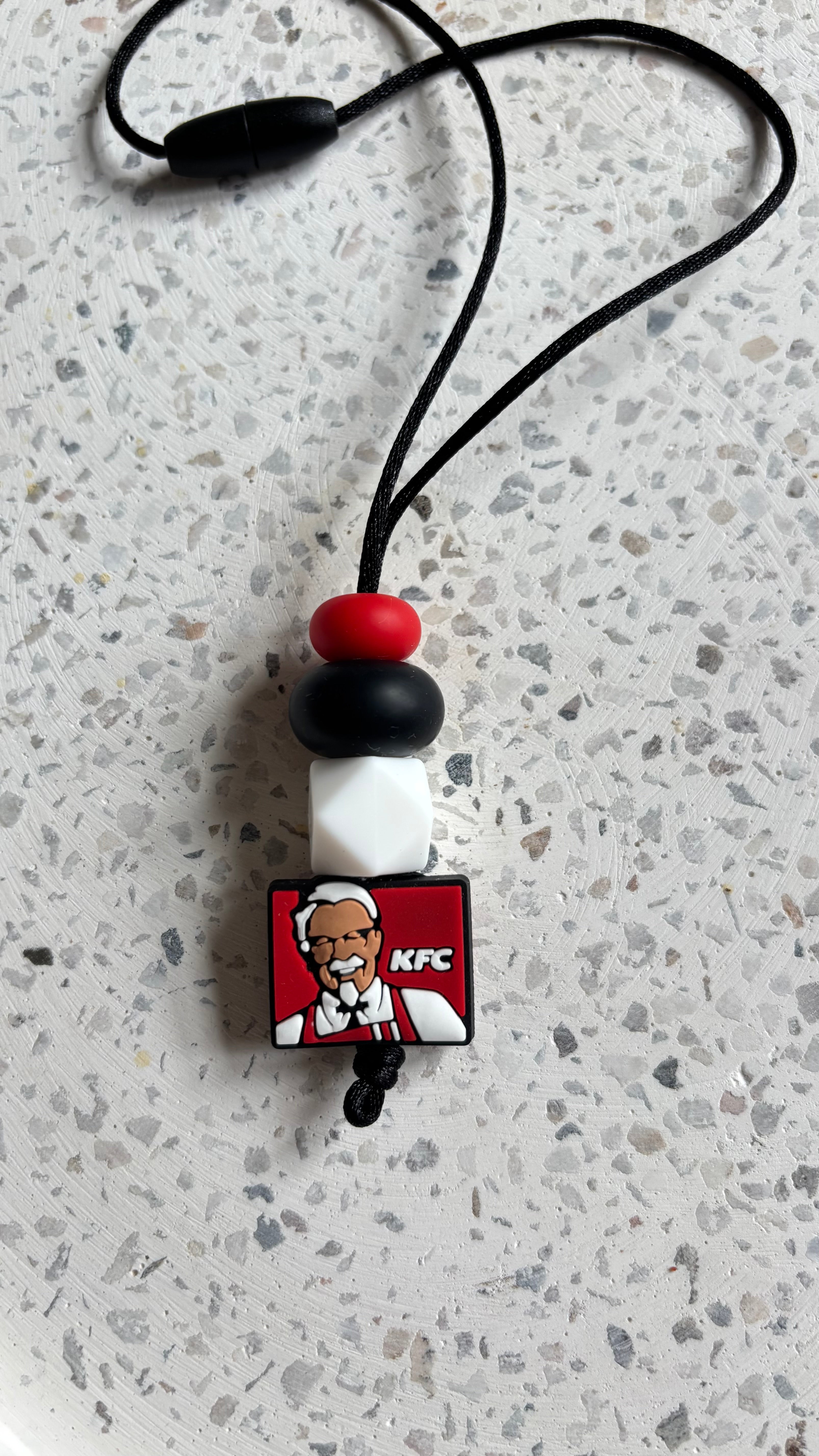 KFC + Macca’s keychain + car mirror accessorie
