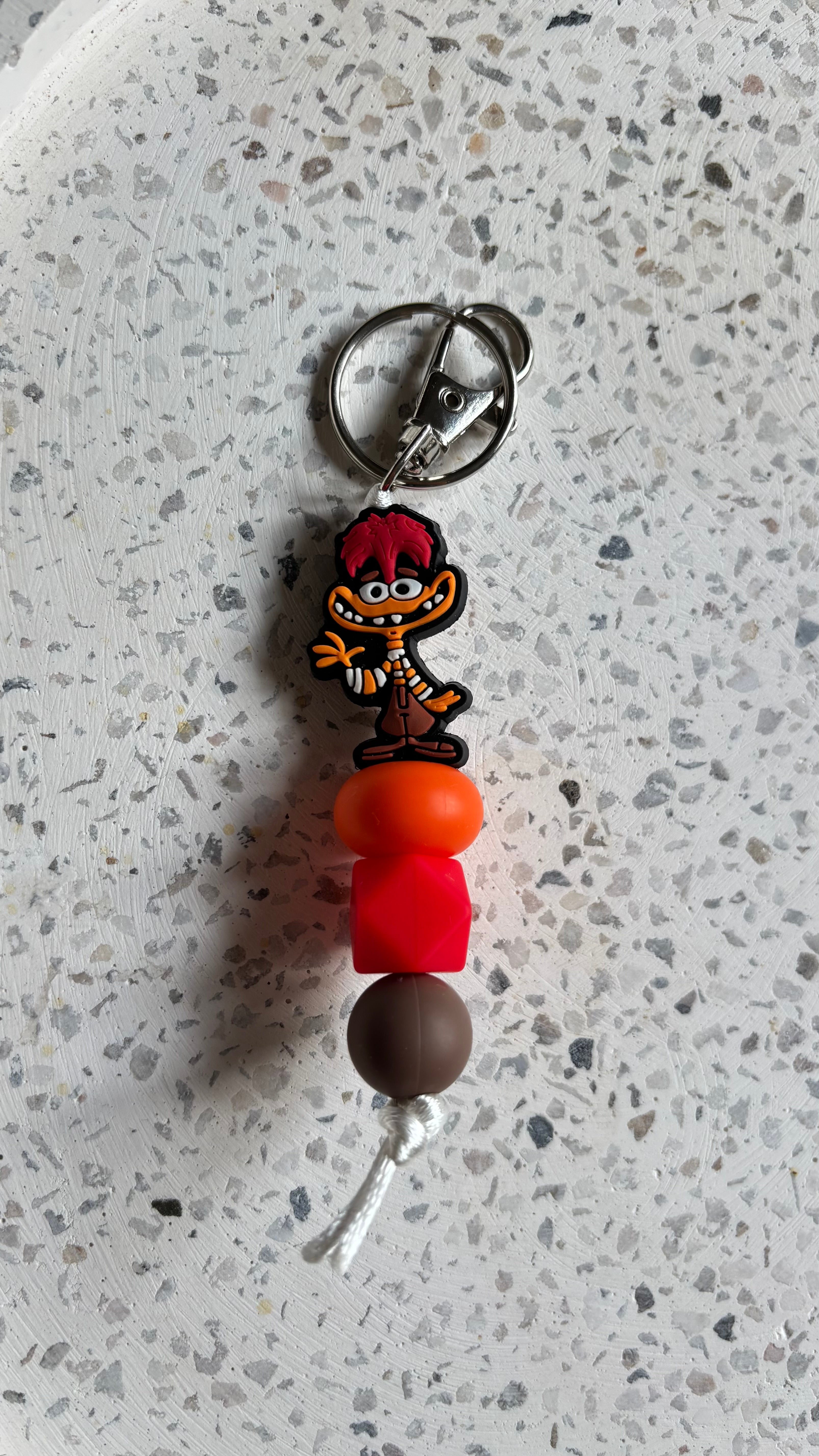 Inside out keychain