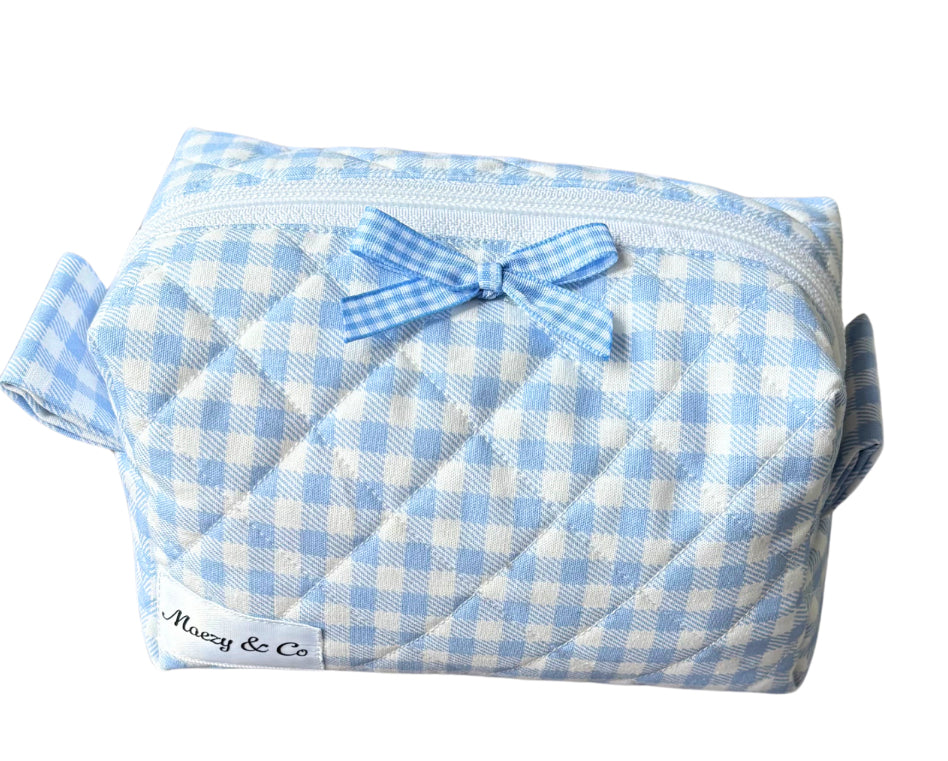 Blue Makeup Bag Small