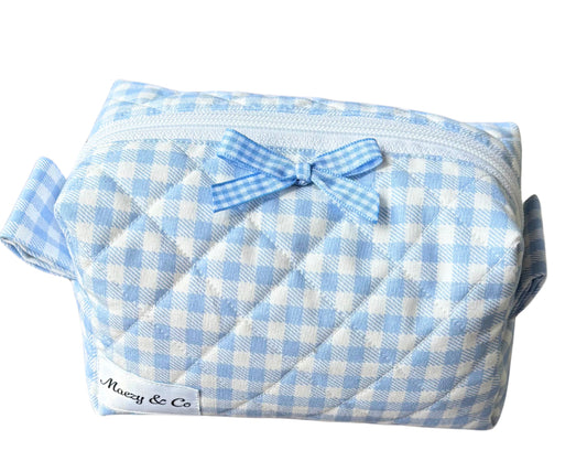 Blue Makeup Bag Small