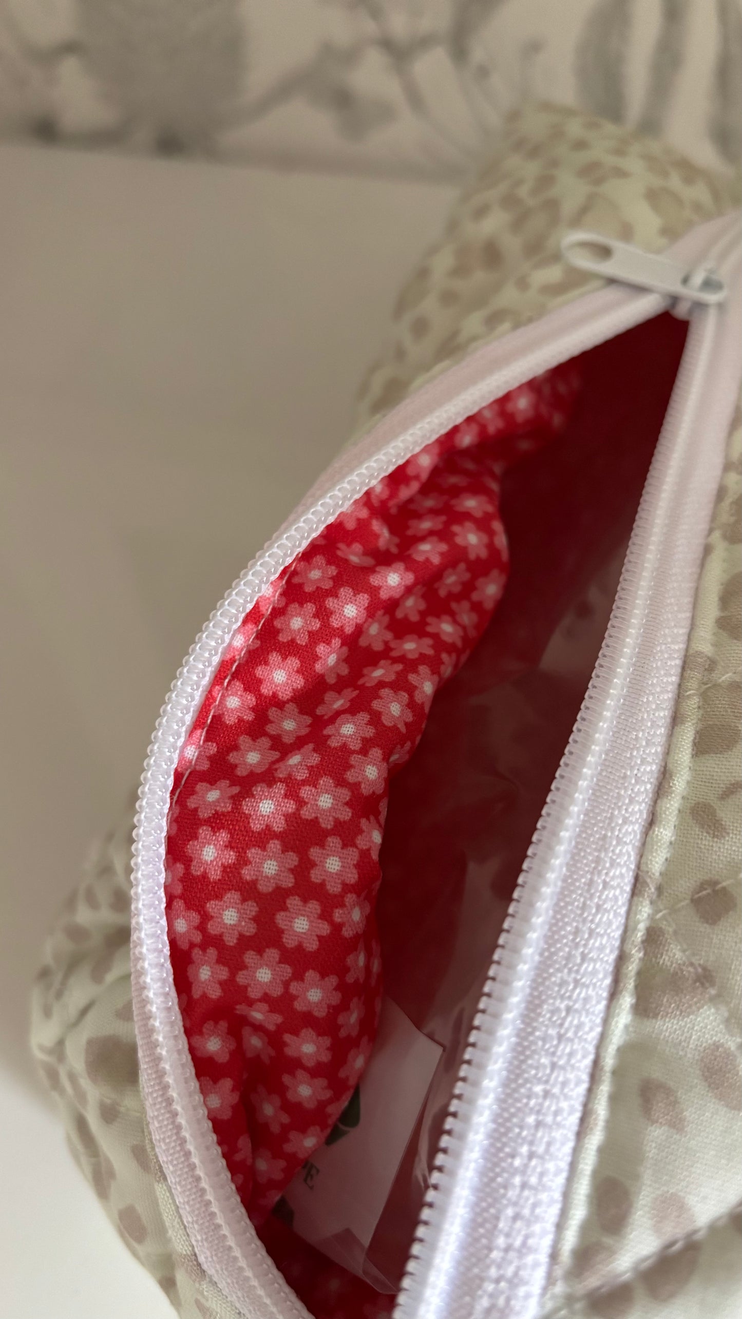 Luxe Leopard Quilted Makeup Bag