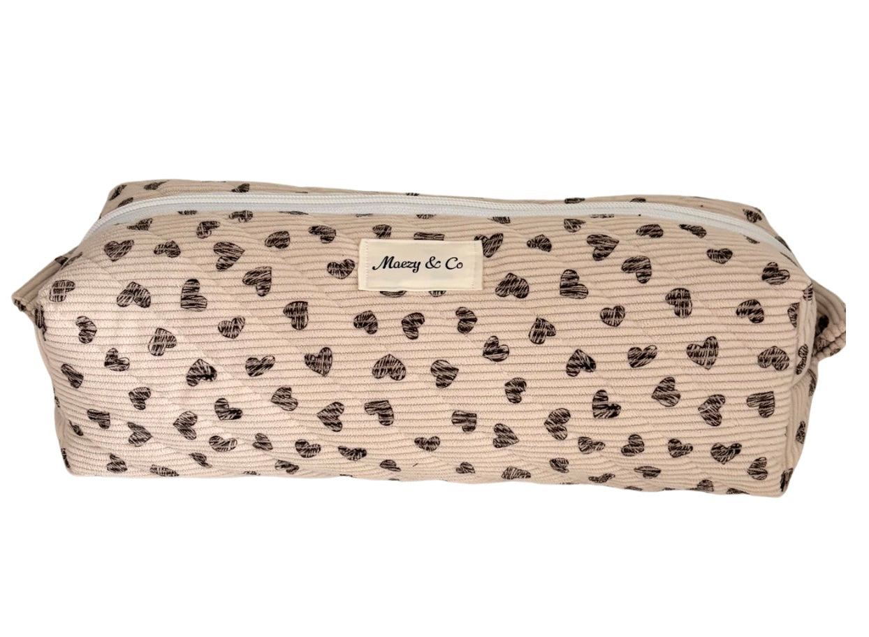Corduroy Cuties – Scattered Hearts Cream