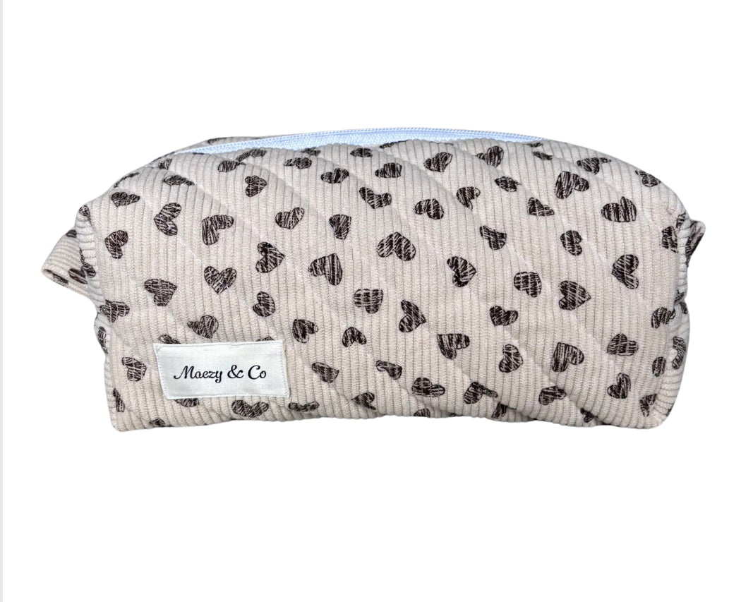 Corduroy Cuties – Scattered Hearts Cream