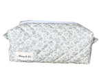 Luxe Leopard Quilted Makeup Bag